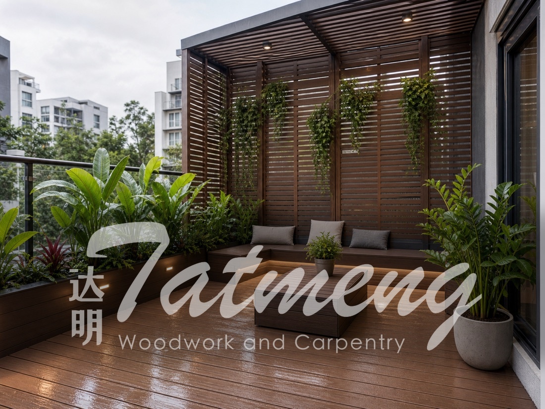 Outdoor decking design concept